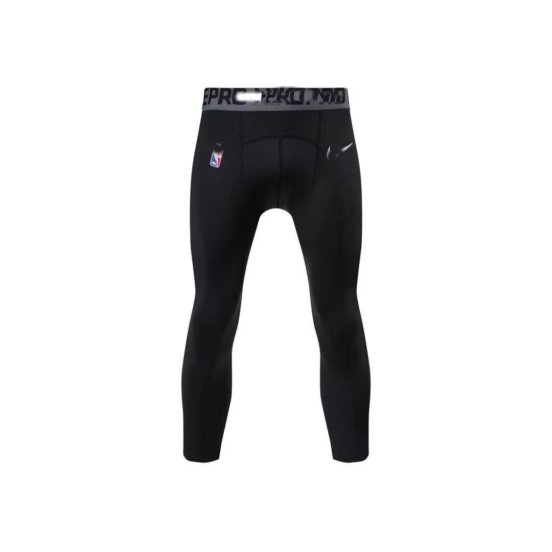 Nba112 cropped pants black / M