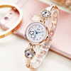 Electronic quartz fashionable swiss watch, waterproof steel belt, women's watch, Korean style