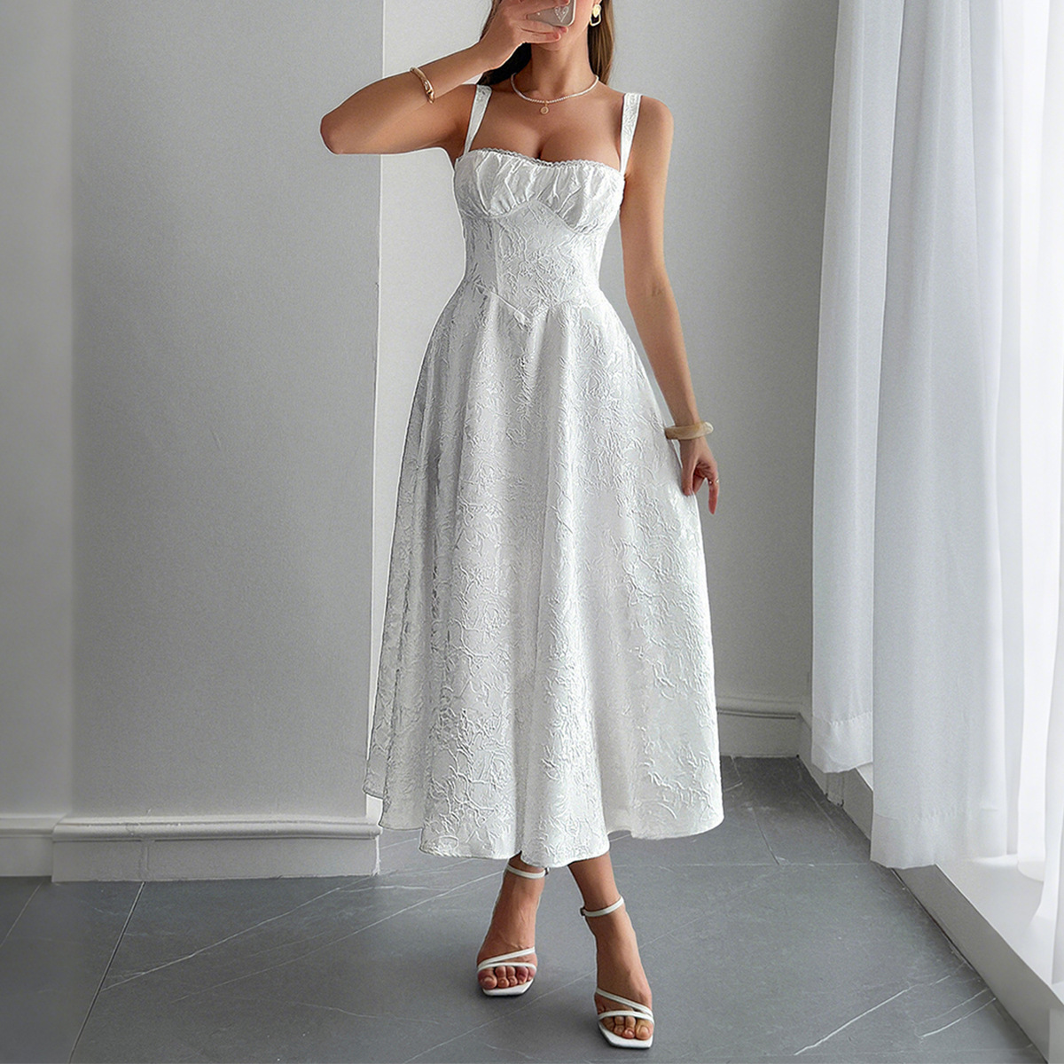 Women's Summer Elegant Strappy Maxi Dress
