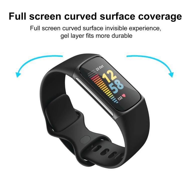 xDfind es adecuado para la serie Fitbit curva 3D película protectora de goma completa película compuesta blando 2 piezas una venta