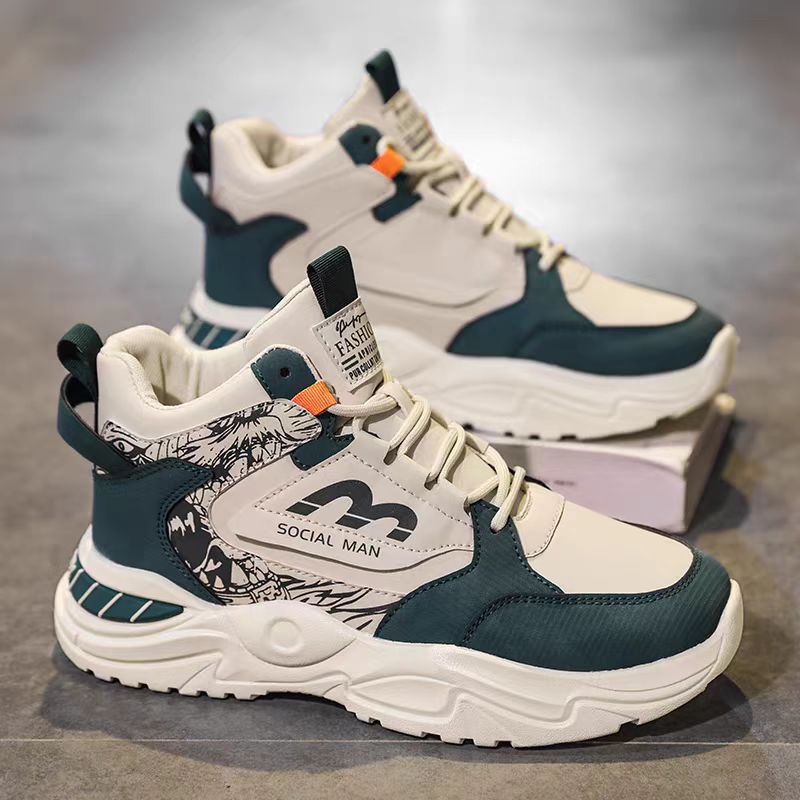 Zapatos de moda para hombres 2026 nuevos zapatos de corrida de alta gama de invierno, zapatos de moda juveniles, zapatos de altura de aumento universal