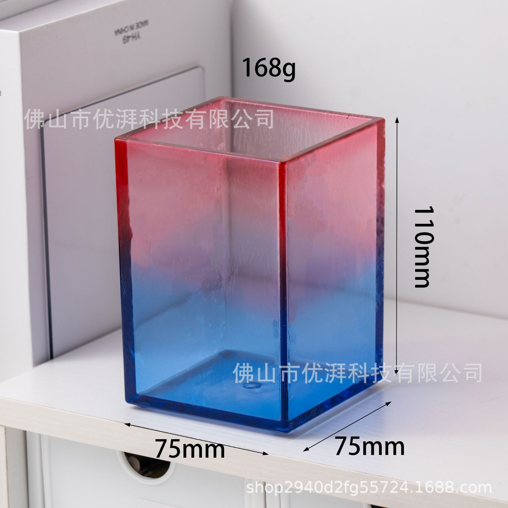 3mm 펜 홀더 빨간색과 파란색