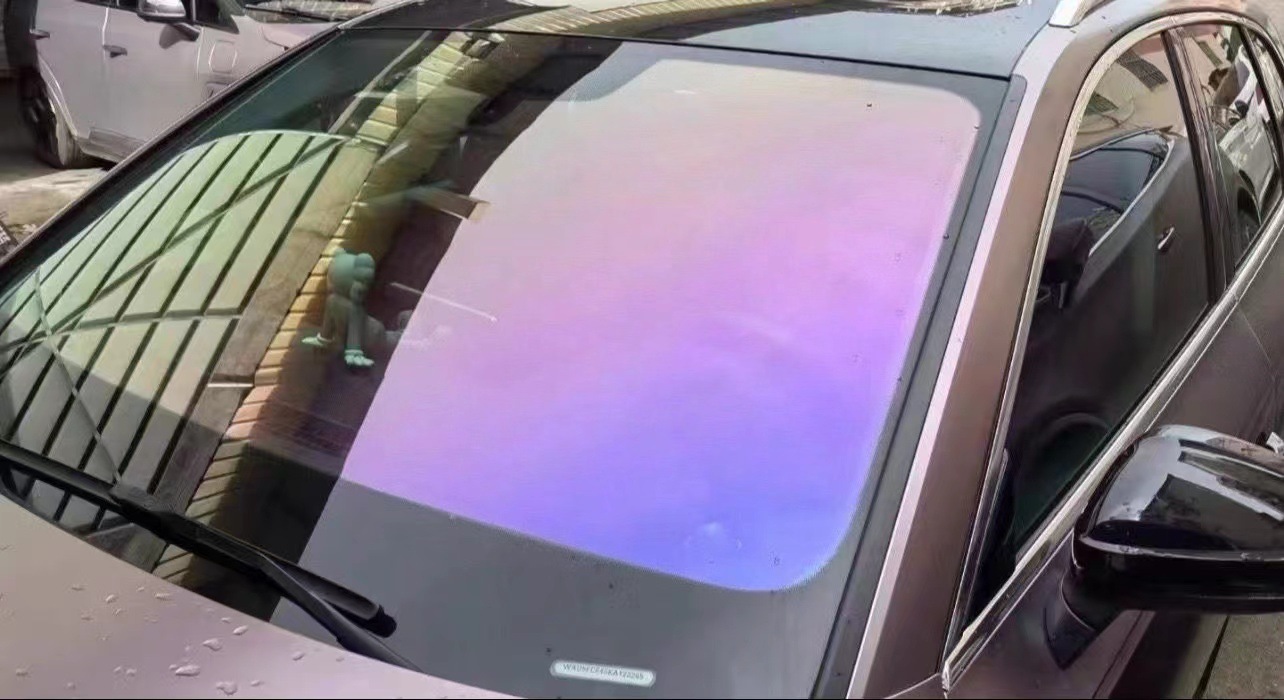 Factory Cross-Border Automotive Solar Film, Royal Purple Chameleon Window Film, High Heat Insulation Car Front and Side Window Insulation Film