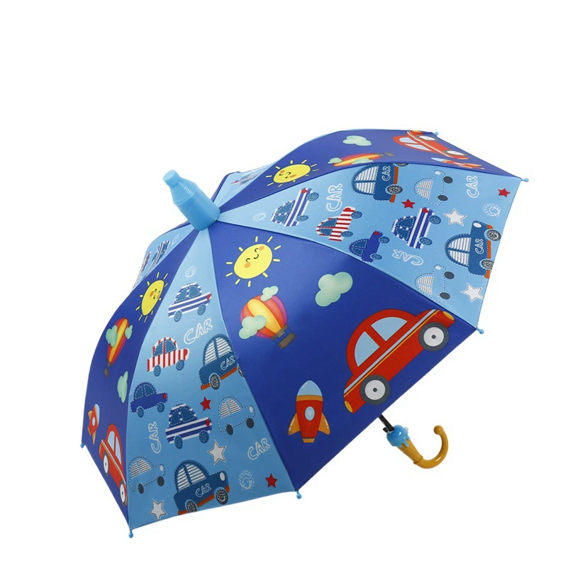 Детский зонт для мальчиков и девочек Детский сад Милый мультяшный автоматический ученик начальной школы Специальный Зонт двойного назначения от дождя и дождя 2242
