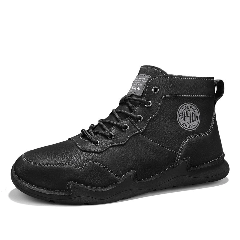 Ботинки (Martens) натуральная кожа, утеплённые, высокий голеностоп, размеры 38–46