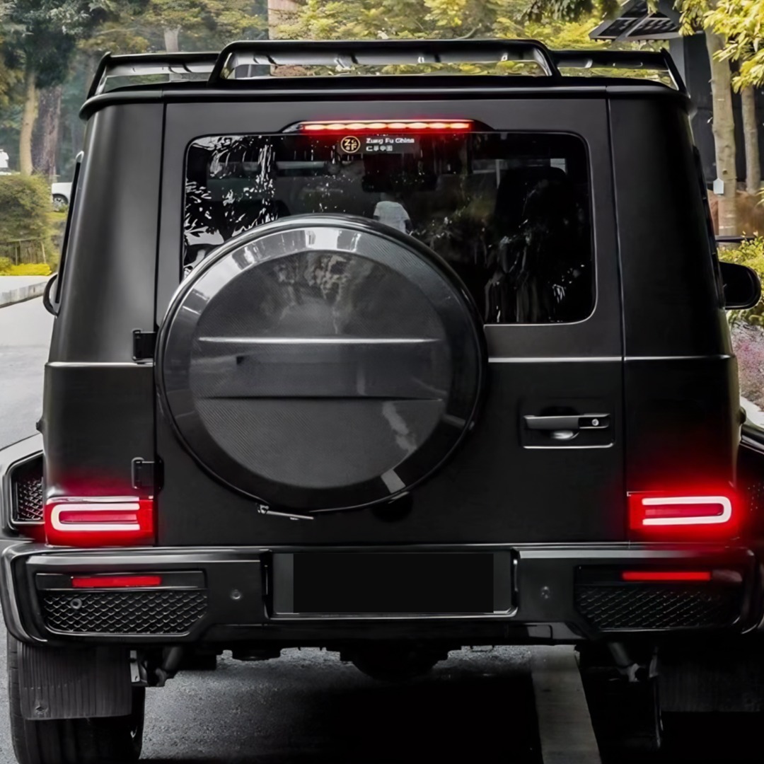 Suitable for 18-26 Mercedes-Benz G-Class W464 W465 Brabus style top spoiler, rear spoiler, fixed wing, made of ABS material