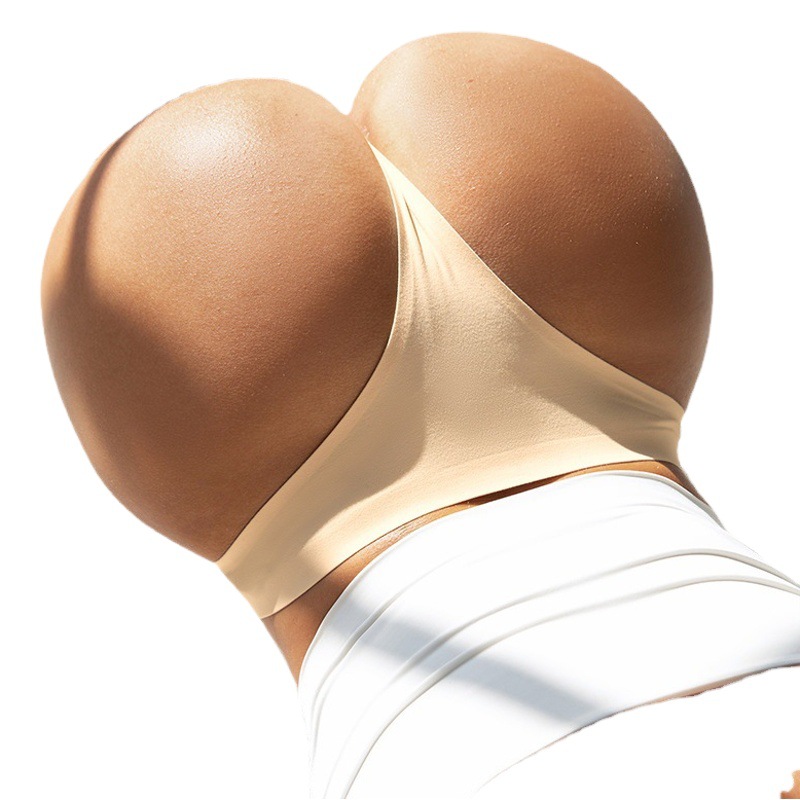 Comercio exterior Chica gordita europea y americana más ropa interior de tamaño Pantalones cortos de Casa sexy para mujer sin costuras Mediados de cintura calzoncillos de color sólido 5200