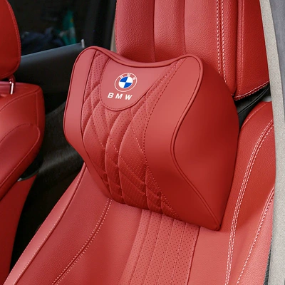 Car Seat Cushion X1X2Ix3X4X5L Waist support - 1-bmw-headrest-volcano-red