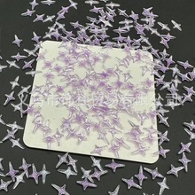 人鱼四芒星穿戴甲配件美甲饰diy树脂立体星星手机壳卡通配饰材料