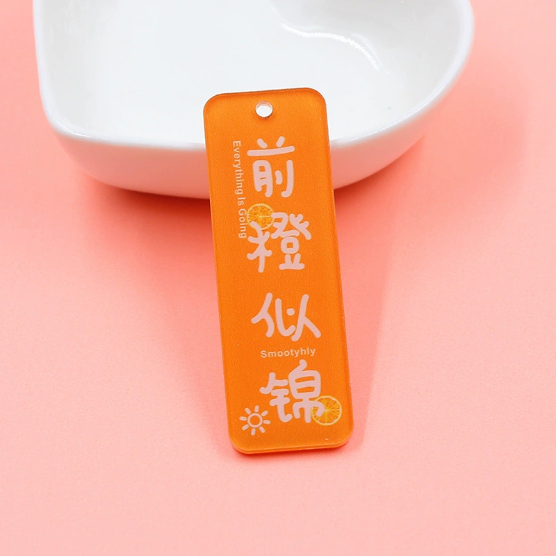 Double-sided acrylic accessories, bag decoration, car keys, accessory