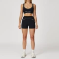 7028 bra + 7028 shorts—high-end black