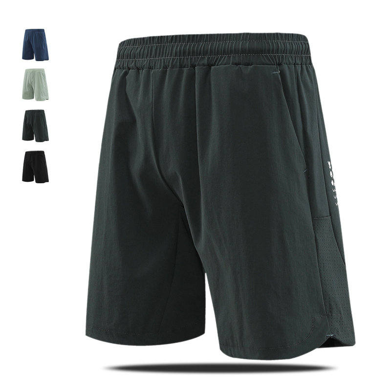 Correr pantalones cortos deportivos para hombres, pantalones de entrenamiento de baloncesto de verano, pantalones de entrenamiento de acondicionamiento físico de baloncesto de verano, pantalones casuales sueltos y transpirables, secos rápidos
