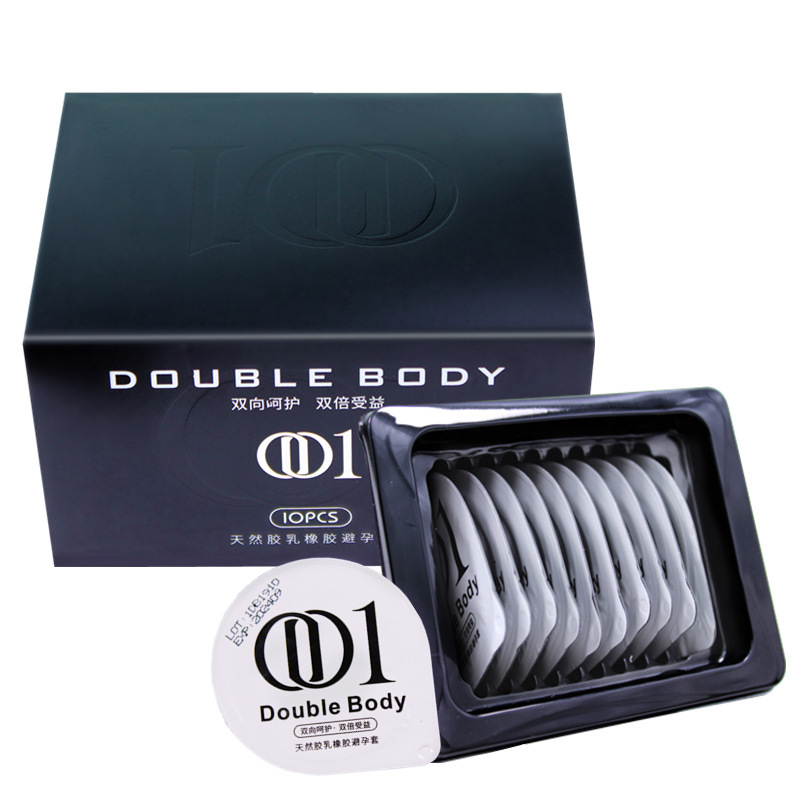 The Fourth Generation Db1 Hyaluronic Acid Condoms 10-Pack Ultra-Thin Condoms 001 Glossy Condoms Adult Sex Toys