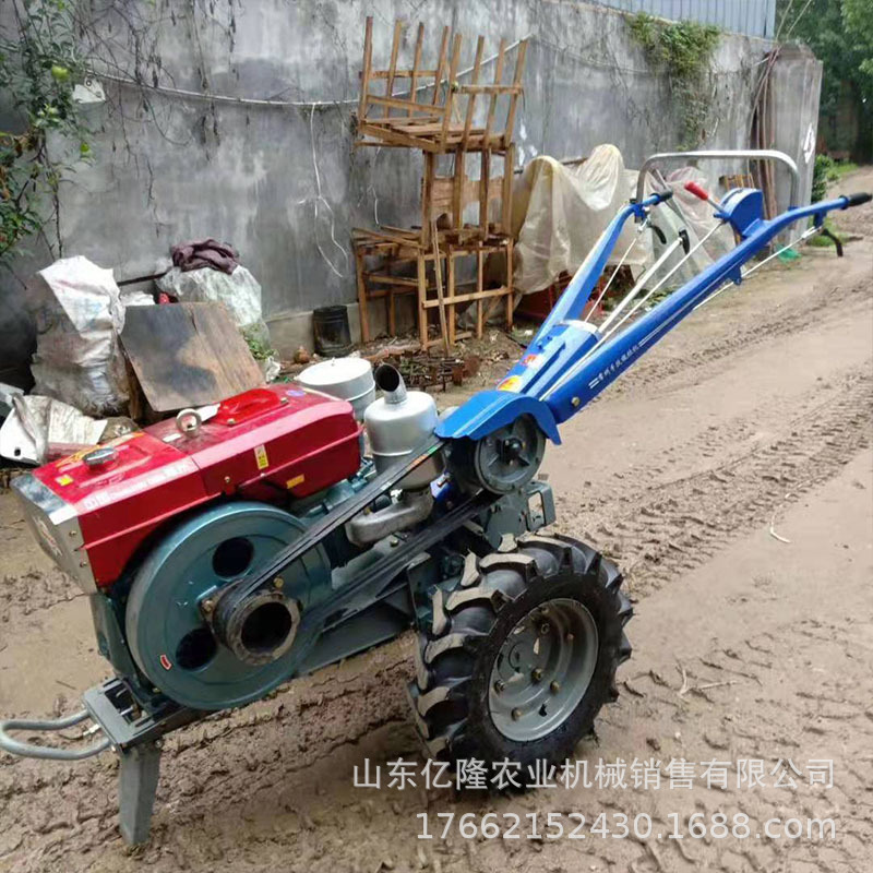 座驾式手扶旋耕机 水旱两用打田机 农用手扶翻地机