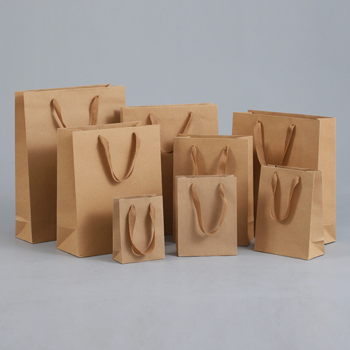 Cowhide clothing store bag paper bag gift bag gift bag tea shoes hand bag hand bag wholesale