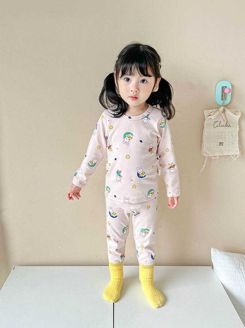 라이트 핑크 별 토끼