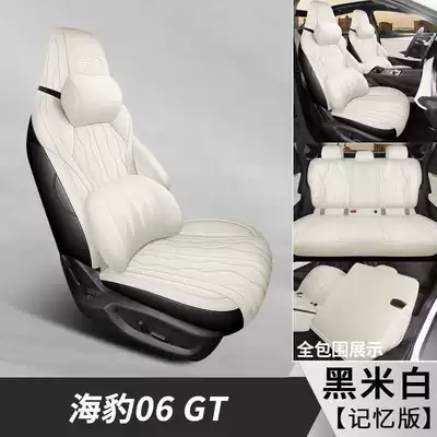 BYD Seal 06GT Fast Charging: Modelə uyğun (Original) oturacaq örtükləri - black-and-white-memory-foam-version-note-the-model-year