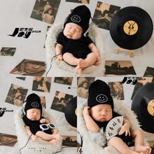 新生儿潮流范儿主题摄影服婴儿宝宝周岁影楼拍照装满月照写真服装