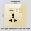 USB multi-hole total control belt (Type-C)