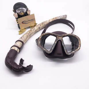 Camouflage diving Sanbao fishing and hunting accessories silicone breathing tube mirror camouflage fishing and hunting mirror breathing tube set