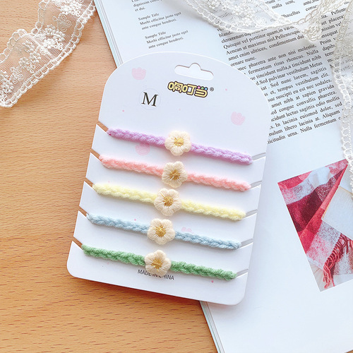 Pet Classification Identification Collar Newborn Puppy and Cat Identity Marking Rope Dog and Cat Newborn Knitted Cat Collar