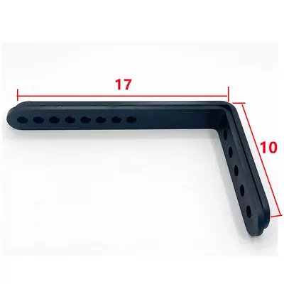 Motorcycle Side Box Accessories Kit Adapter Bracket Saddlebag Side Bag Hanger Modification Link Bent Fastening Carbon Steel Frame (Motorcycle frame) - a-pair-of-side-box-adapters-90-degree-right-angle