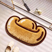异形仿羊绒卡通可爱毛绒地垫浴室吸水柔软隔凉脚垫客厅装饰沙发垫