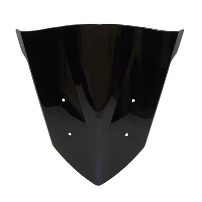 Suitable for Ben-Tian CBR650F 14-18 modified motorcycle front windshield windshield goggles guide cover (Motorcycle front windshield) - smoke-black