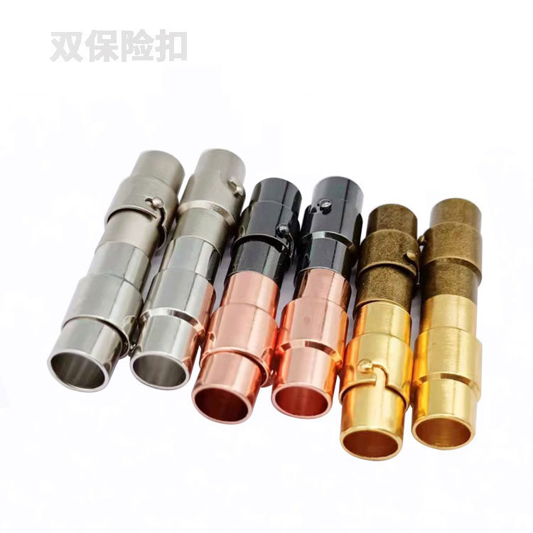 Source manufacturers supply pure copper magnet safety buckle diy bracelet buckle metal jewelry buckle jewelry accessories buckle