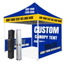 跨境3*3米广告帐篷 便携式折叠全自动四角摆摊遮阳篷展览会