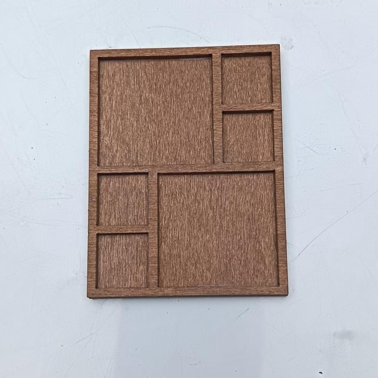 跨境Miniature Trinket Shelf 木质微型饰品架迷你珍藏架古玩架