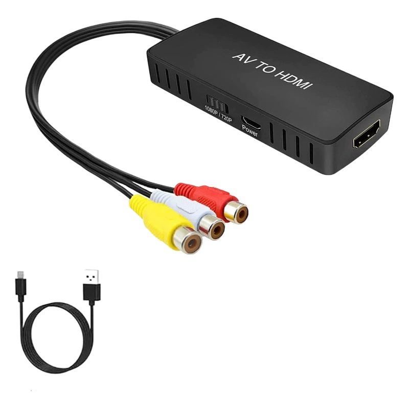 Взрывы AV конвертер CVBS конвертер AV в HDMI RCA в HDMI HD стабильный