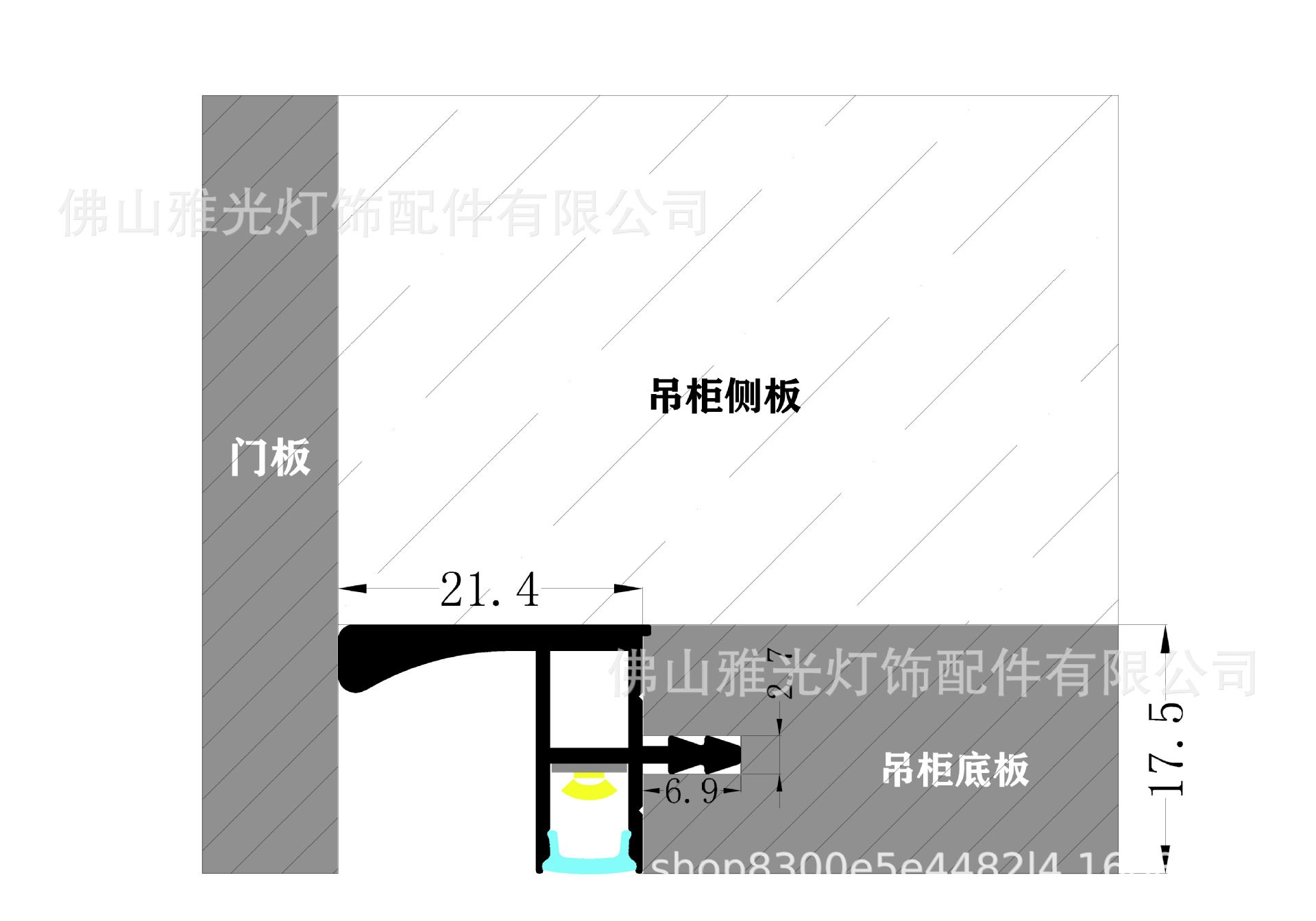 빛나는 검은 색 아래 높은 캐비닛: 3 m/set