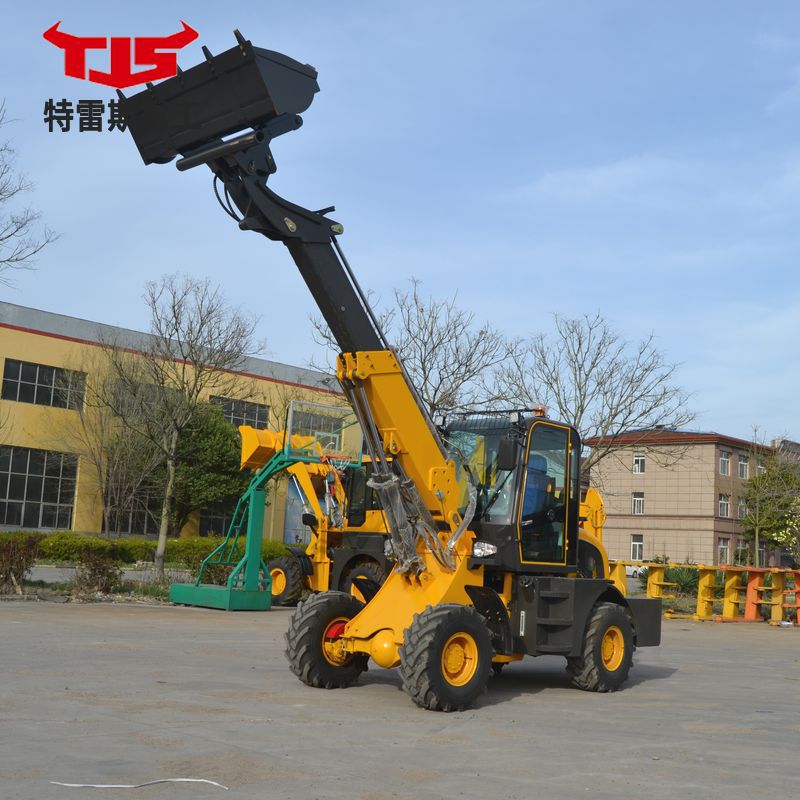 厂家供应全新轮式小铲车 TL1500伸缩臂装载机  农用果园用铲车