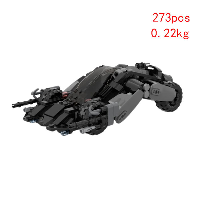 Cross-border Hot Sale in stock MOC-74118 Small Particles Assembled Building Blocks Toy John Black Batmobile Cross-border Hot Sale in stock MOC-74118 Small Particles Assembled Building Blocks Toy John Black Batmobile