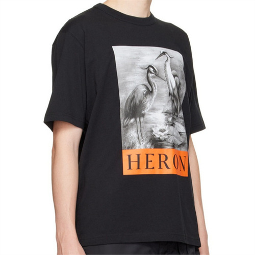 Ocode Cotton T-shirt 25-Packs Top Head Print Trend Brand New Versatile Spring High-Quality Men's T-shirt Wide