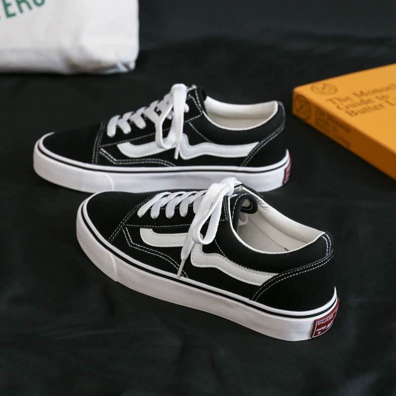 Трижды низкие классические парусиновые туфли, женские и мужские Супер Популярные кроссовки для пар, универсальная Студенческая Повседневная обувь в Корейском стиле