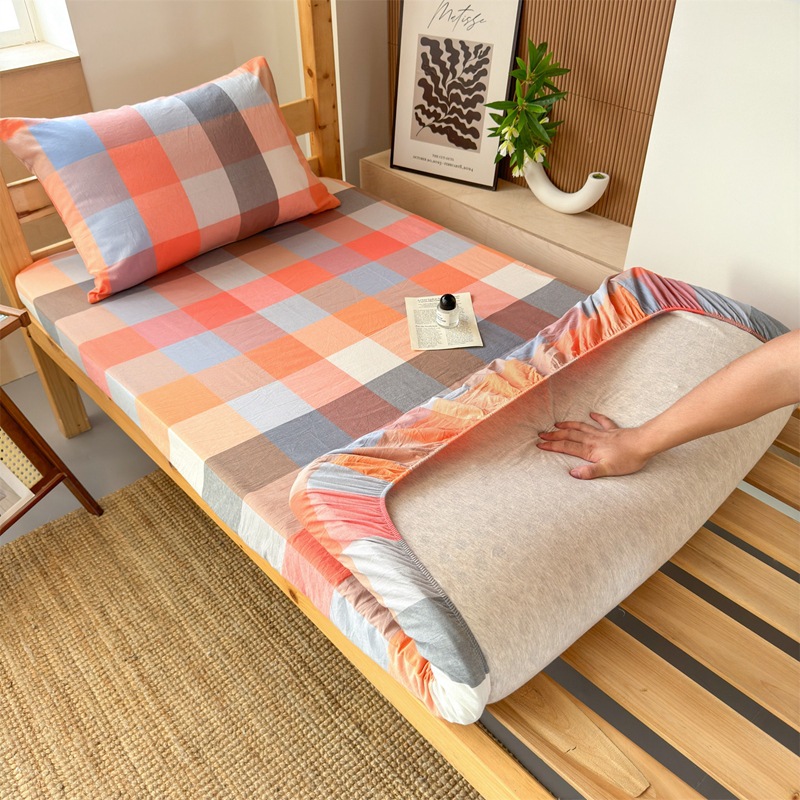 Cubierta de cama de algodón para dormitorio de estudiantes durante la temporada escolar Cubierta de cama de algodón 90x190 Cubierta protectora de colchón individual para dormitorio