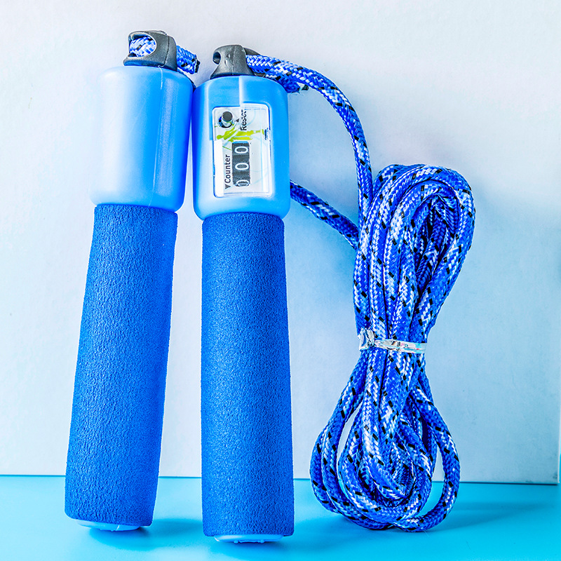 [Envío gratis] 6129 Examen de saltar cuerda estudiante esponja contando saltar cuerda examen deportivo entrenamiento de competencia de fitness saltar cuerda