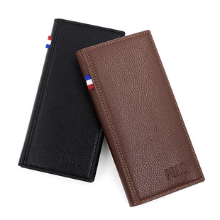 New men's long wallet simple business pu 30% men's wallet multi-functional multi-card bag manufacturers wholesale