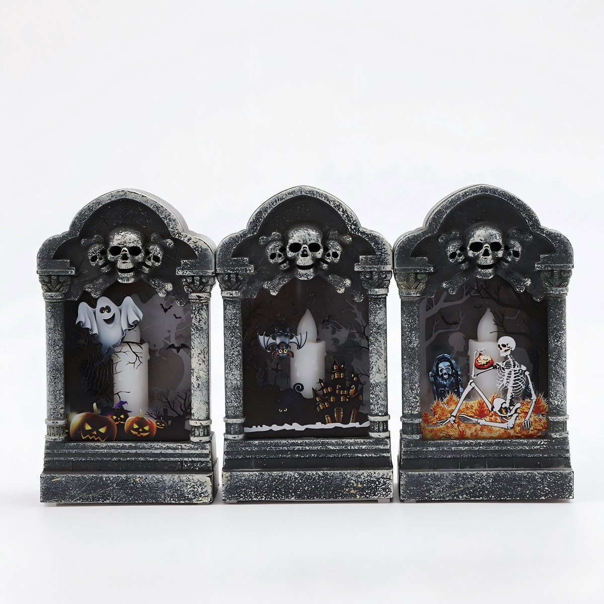 Tombstone Halloween House embrujado bar escenario de terror Tombstone espuma luminosa Tombstone Halloween accesorios de fotografía Tombstone