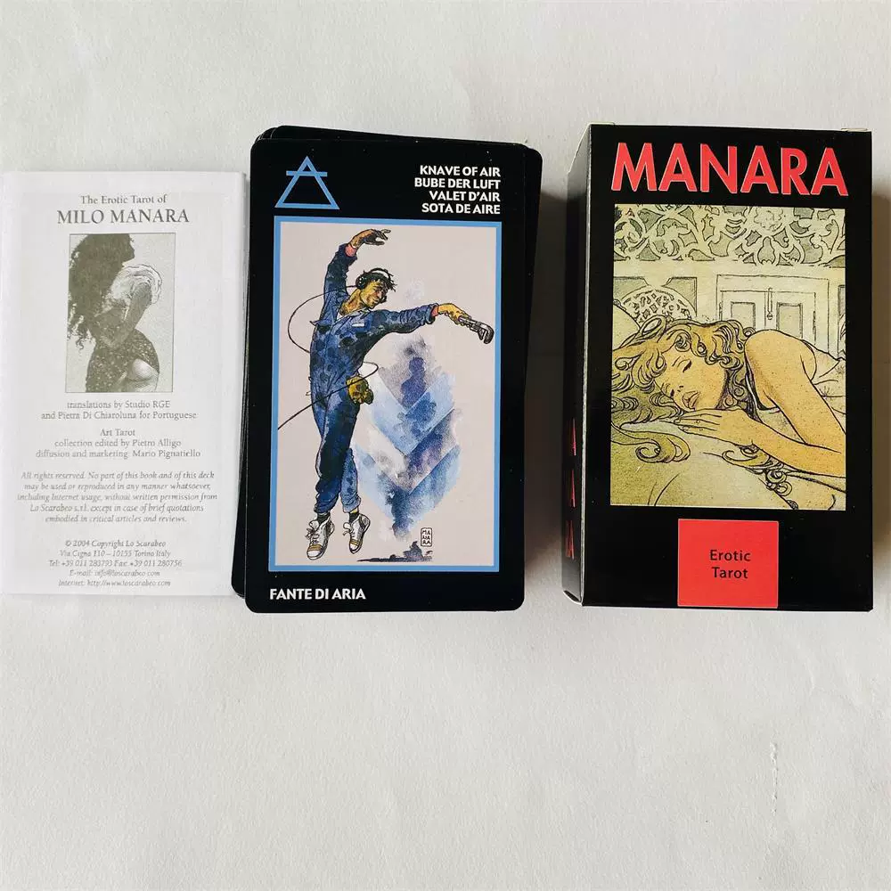 Дека Tarot 2022 12*7 большого размера с инструкцией на бумаге