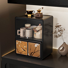 杯子防尘储物柜餐桌吧台收纳架收纳盒茶具茶杯马克杯咖啡杯置物架