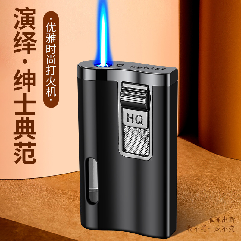 HQ708防風帯空気窓ライター個性レーザー彫刻広告軽薄直沖ライターメーカー卸売り|undefined