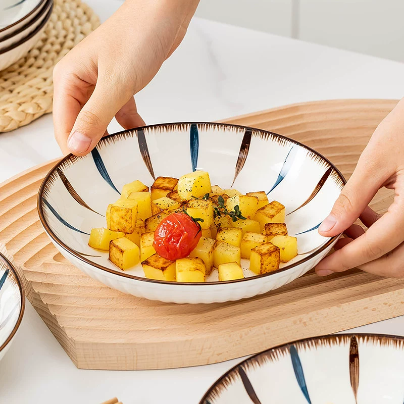 Домашняя посуда, блюда, керамика, миска для лапши и посуда, DIY свободный выбор со столовыми принадлежностями, диски или сочетания