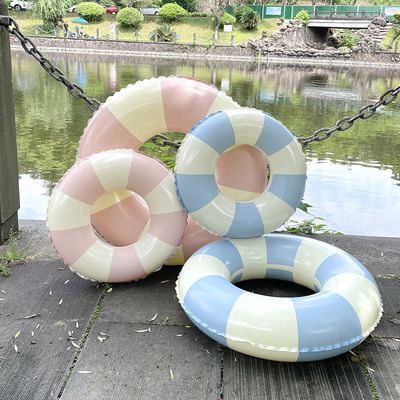 Swim ring children thickening durable Adults inflation Armpit lovely ins stripe baby Adult Swimming ring
