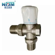 金美黄铜直式角式PPR温控阀黄铜温控阀三通耐高温球阀门标准水阀
