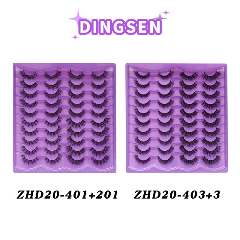 Dingsen偽まつげクロスボーダー安定供給源20対のヘアまつげ|undefined