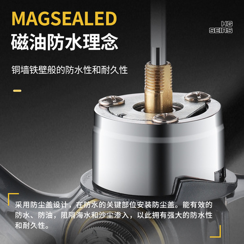 XSHARKS new HG series all-metal line cup fishing reel screw-in rocker spinning wheel long-range casting wheel