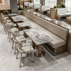 成套餐桌椅;户外金属桌椅;食堂餐桌椅